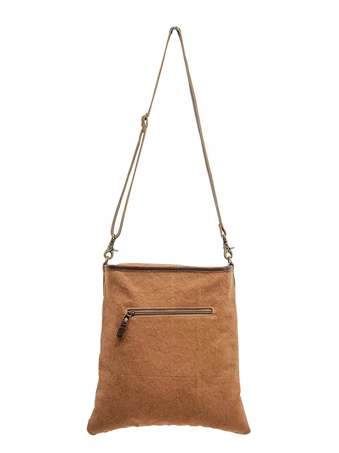 Myra Bag S-6753 Womens Astrid Shoulder Bag Brown