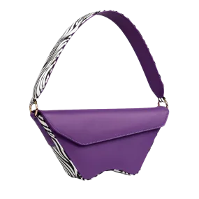 Nadira - Purple x Zebra - Shoulder Bag