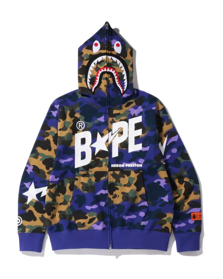 New Design Bape Ape Camo Shark Hoodie