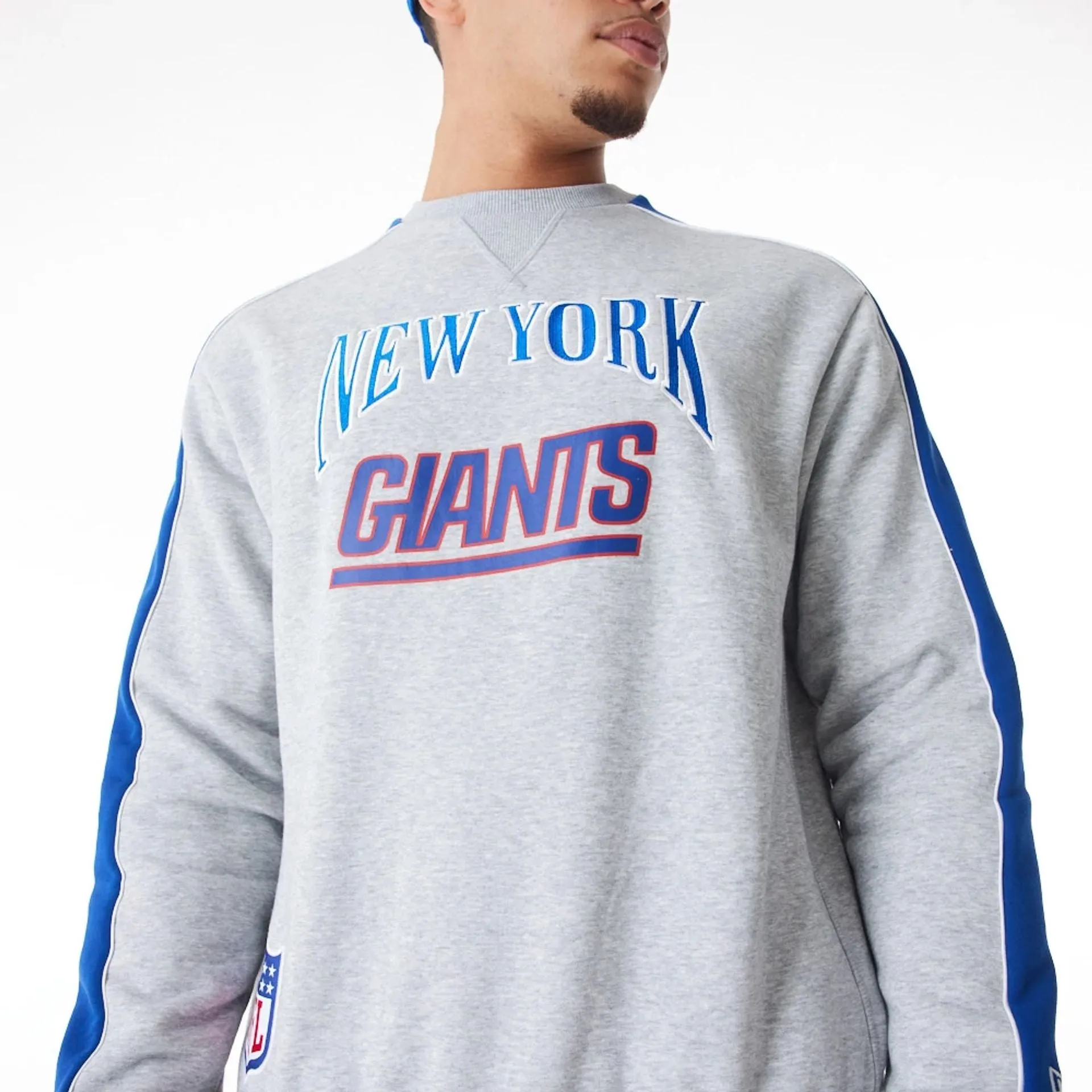 New York Giants NFL Graphic Grey Crew Neck Sweater