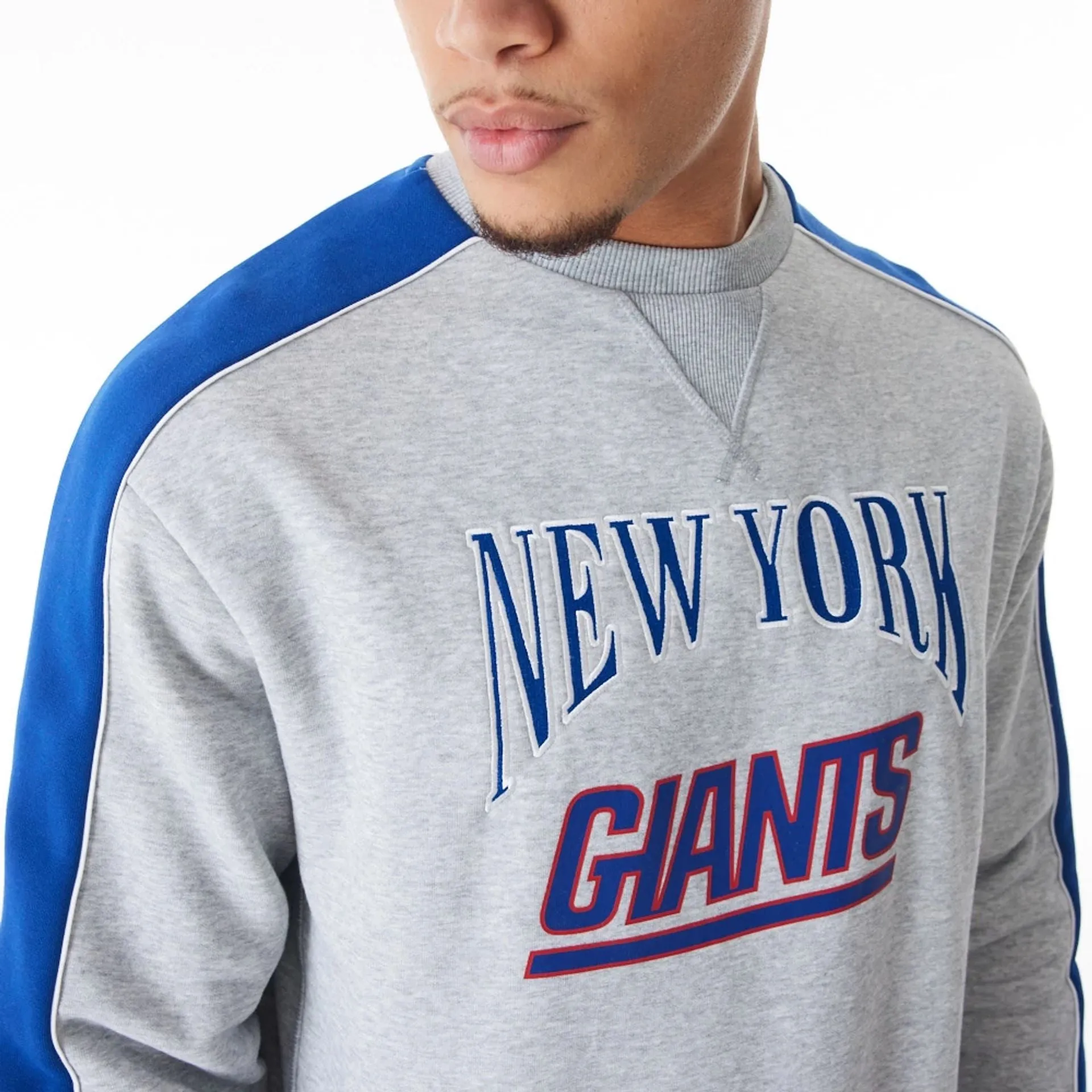 New York Giants NFL Graphic Grey Crew Neck Sweater