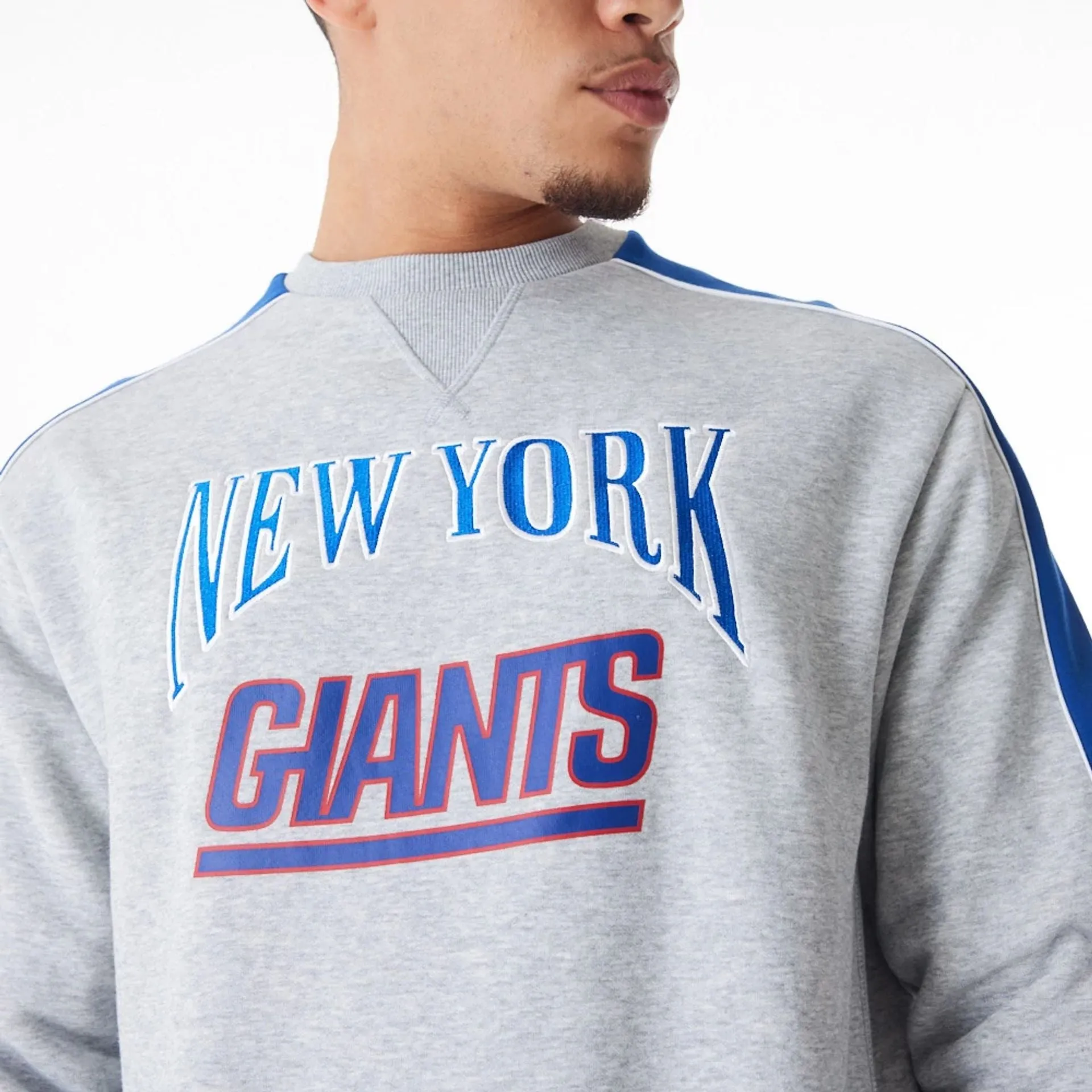 New York Giants NFL Graphic Grey Crew Neck Sweater