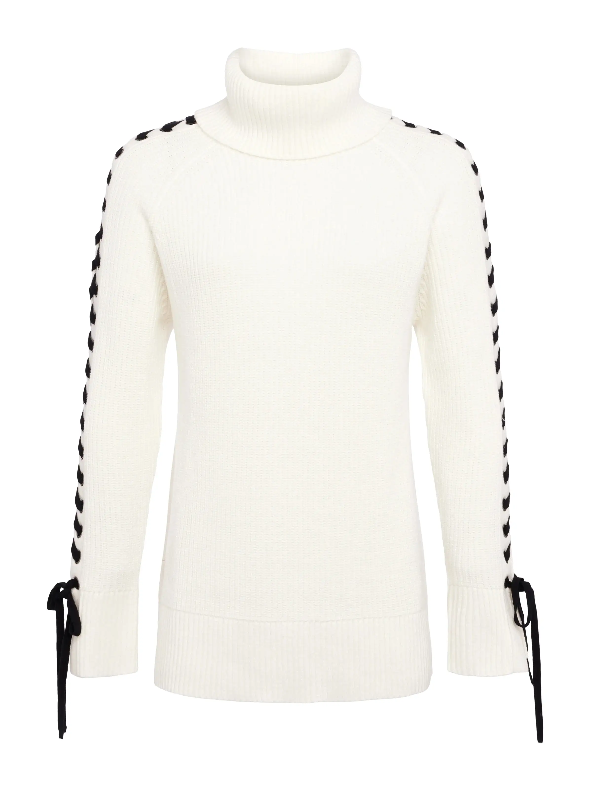 NOLA LACE UP SWEATER - L'AGENCE