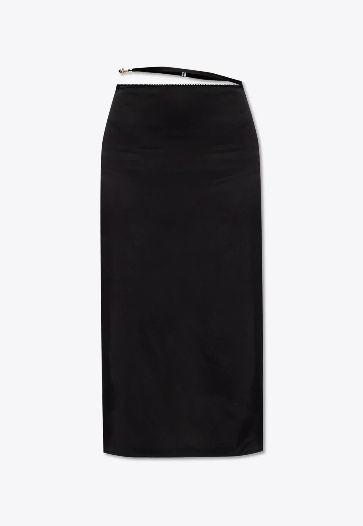 Notte Satin Midi Skirt