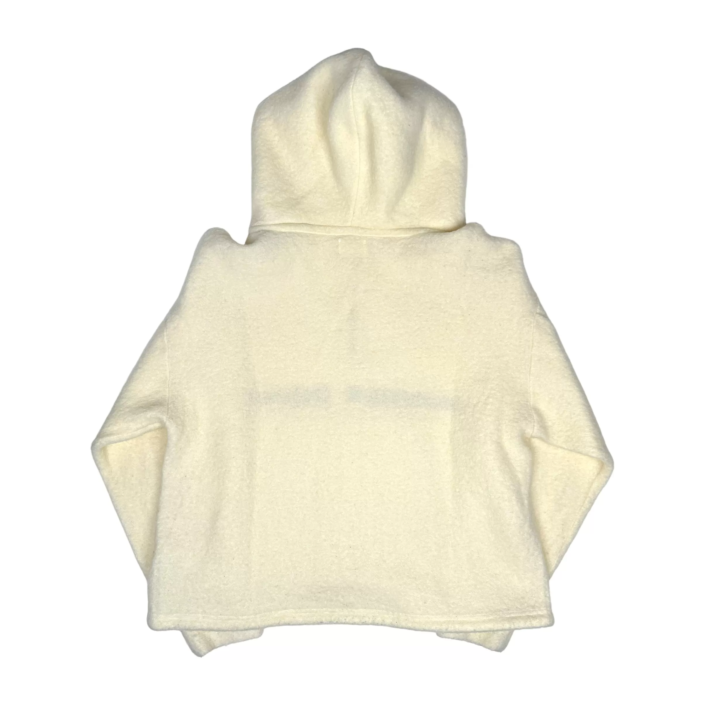 NUMBER(N)INE QUARTER ZIP FLEECE HOODIE