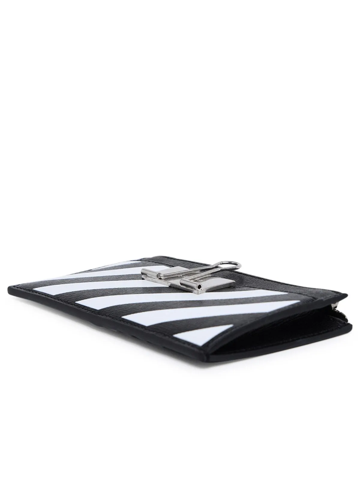 Off-White Binder Clip Diag Cardholder