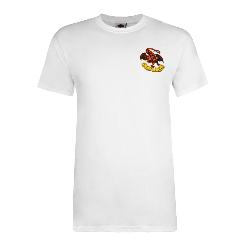 Powell Peralta Steve Caballero Dragon T-Shirt White