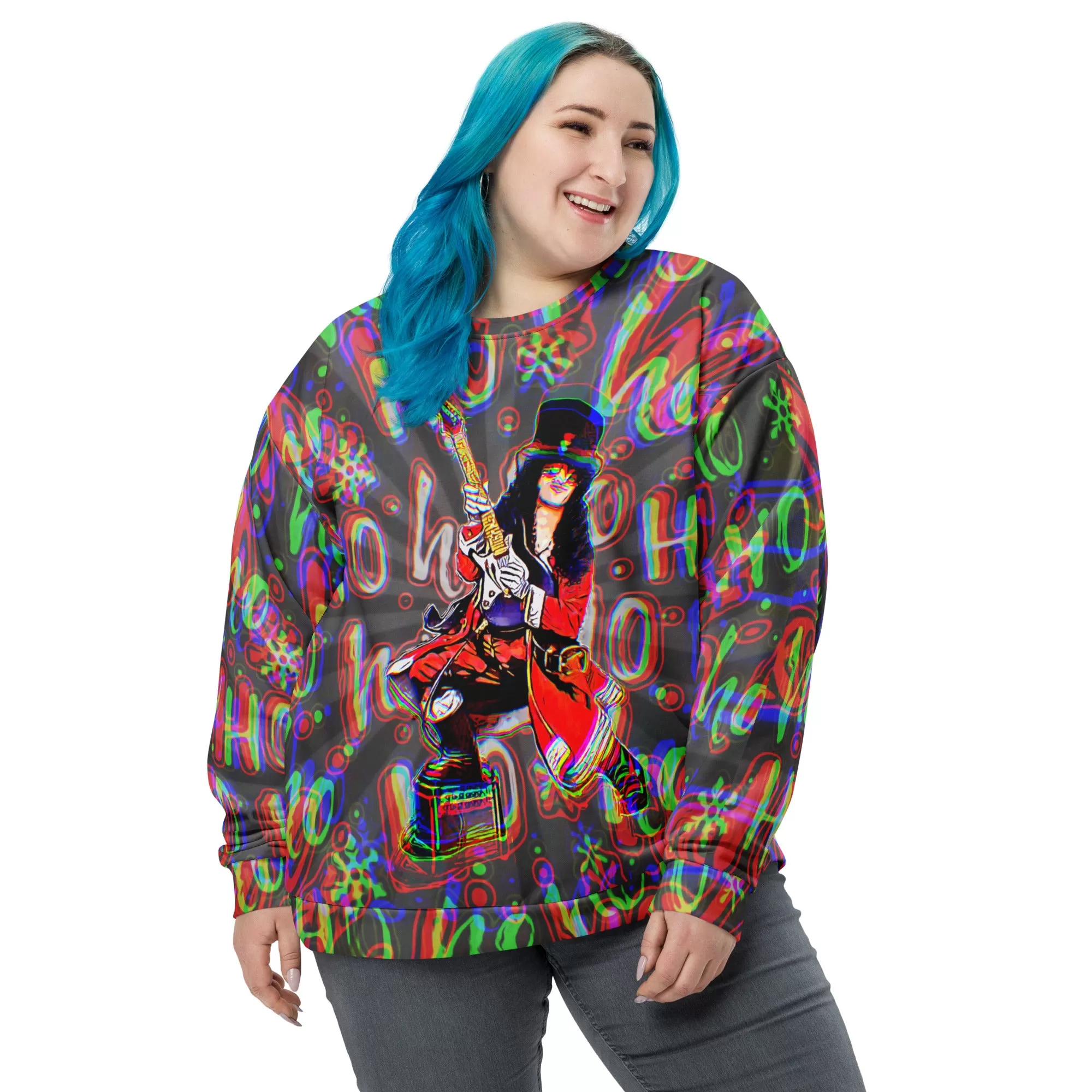 Psychedelic Rock Christmas Sweatshirt