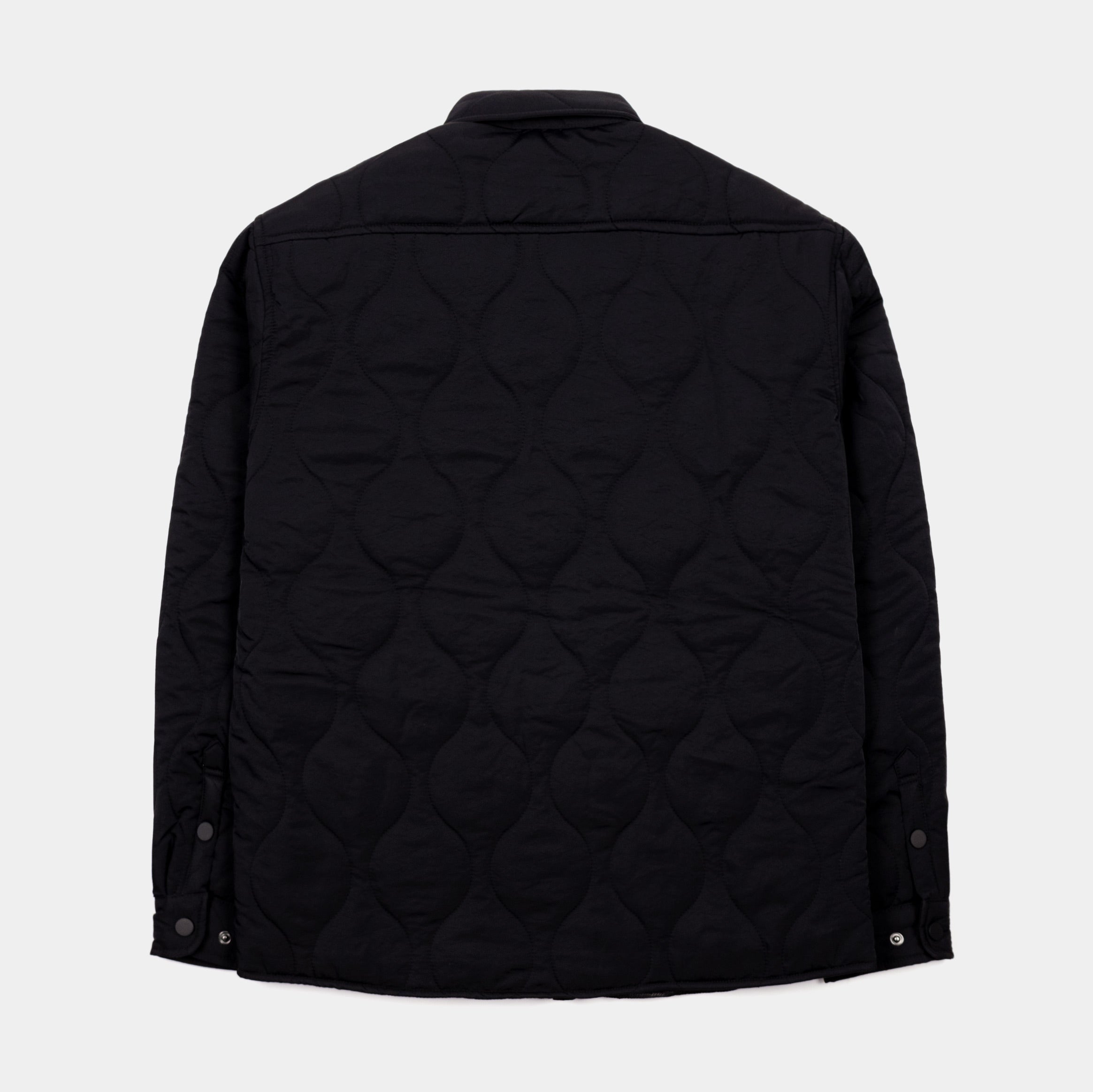 Quilted Woven Mens Jacket (Black)