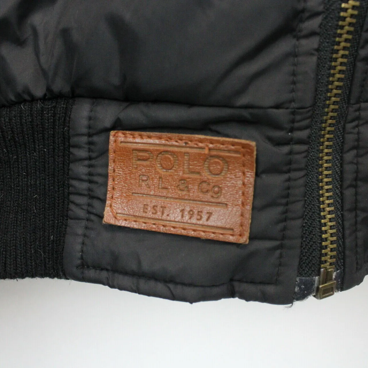 RALPH LAUREN Down Puffer Jacket Black | Large