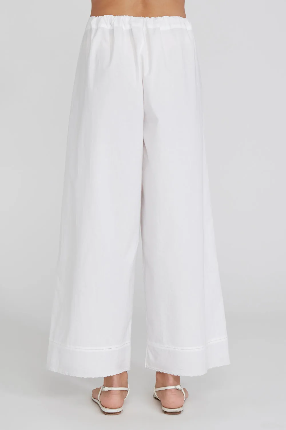 Ramona Poplin Pant White