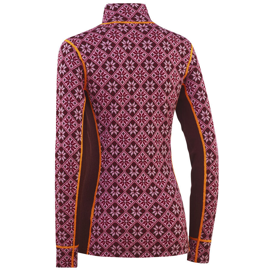 Rose Half Zip Merino 240g Women's