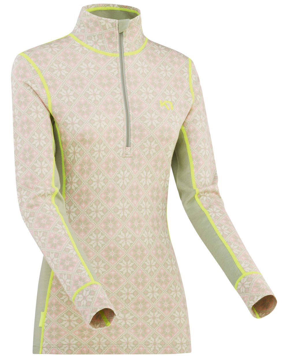 Rose Half Zip Merino 240g Women's