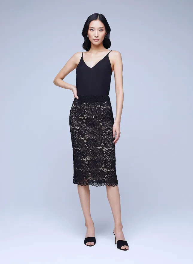 Royal Pencil Skirt