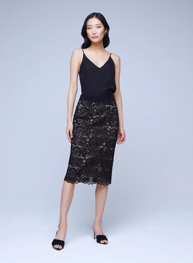 Royal Pencil Skirt