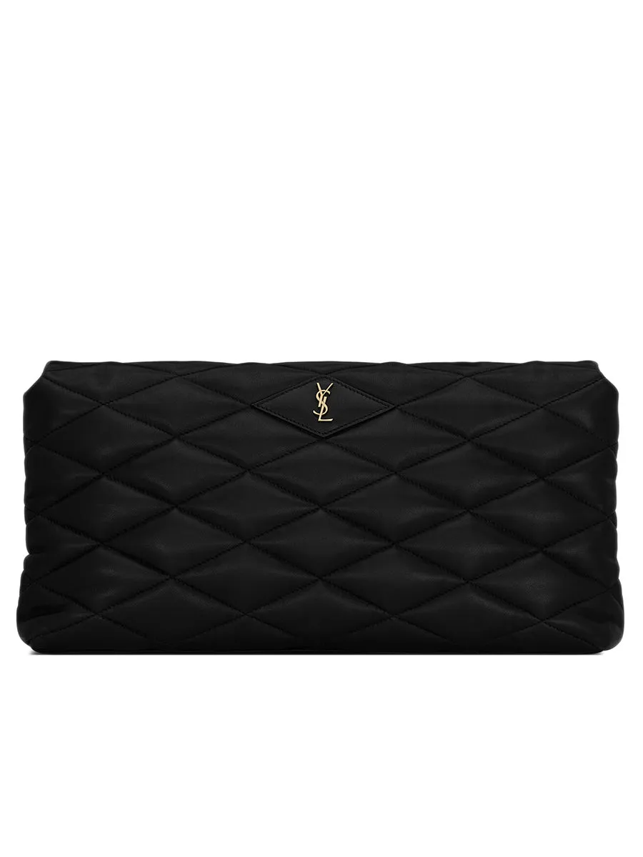 Sade Puffer Envelope Clutch in Lambskin