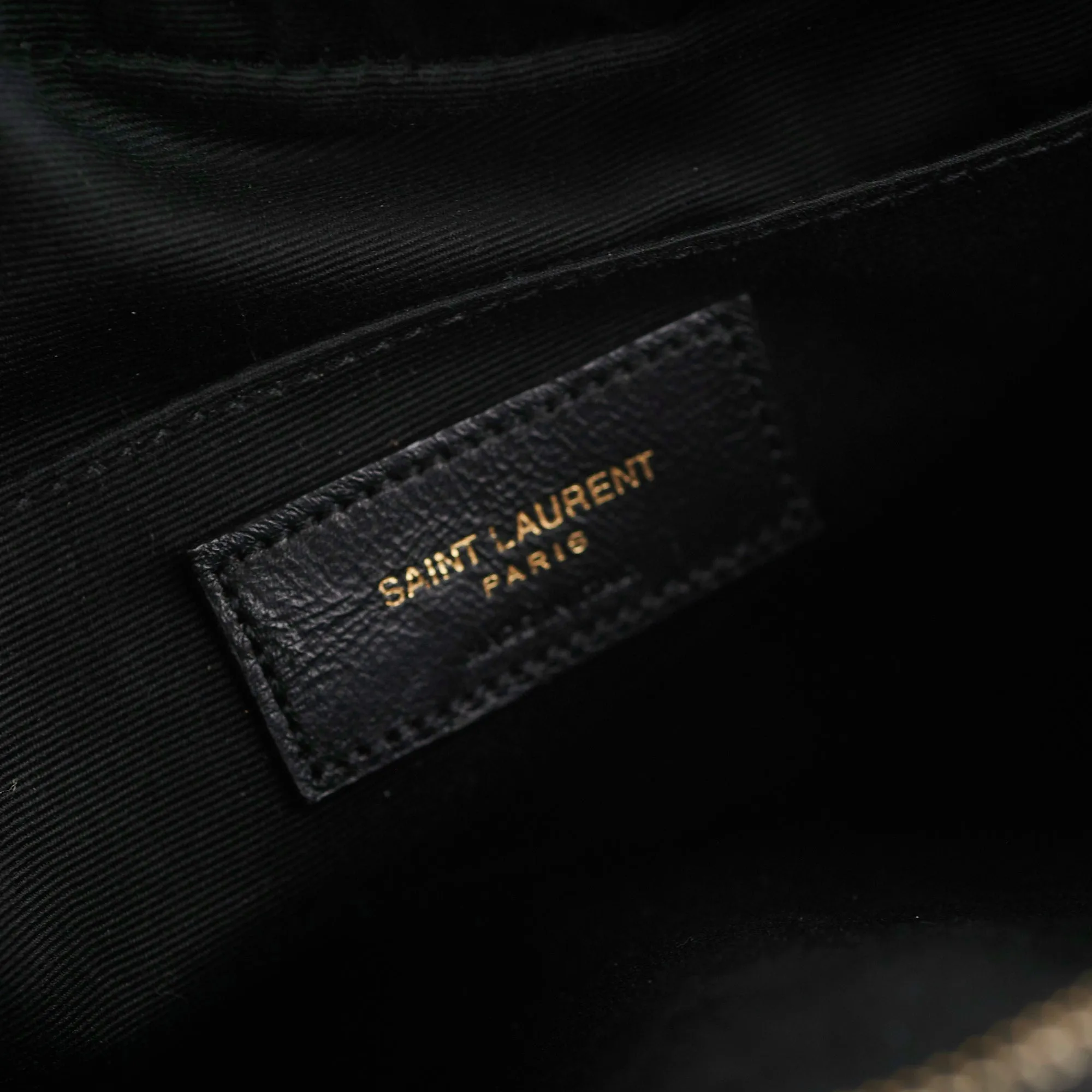 Saint Laurent Lou Black Camera Bag