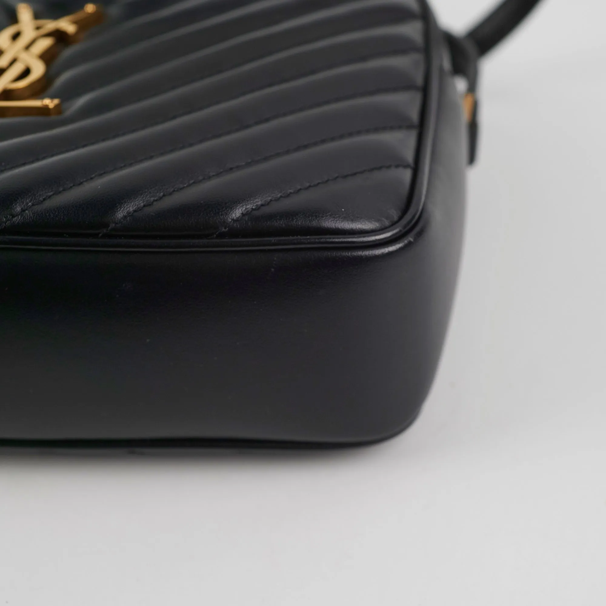 Saint Laurent Lou Black Camera Bag