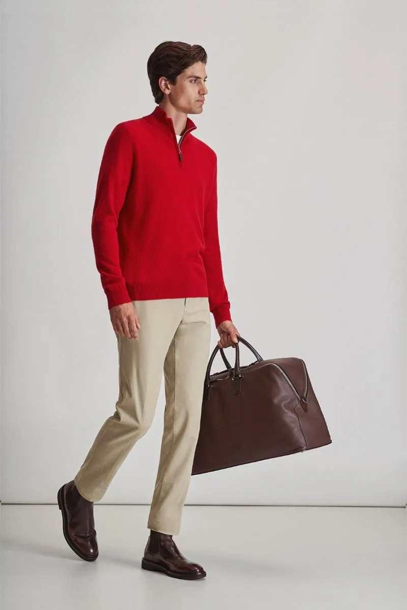 SANTONI weekender brown