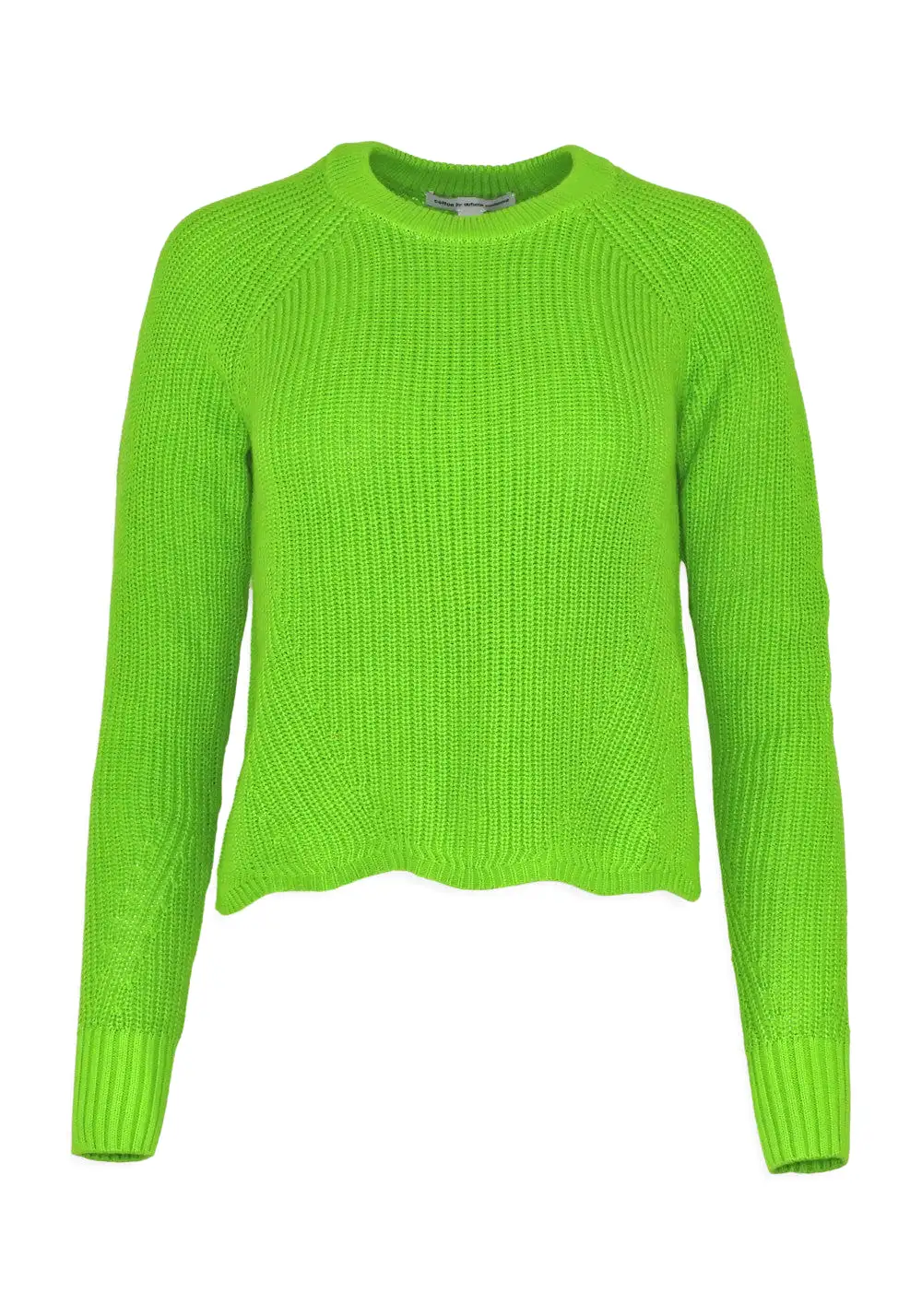 SCALLOP SHAKER SWEATER (APPLE) - AUTUMN CASHMERE