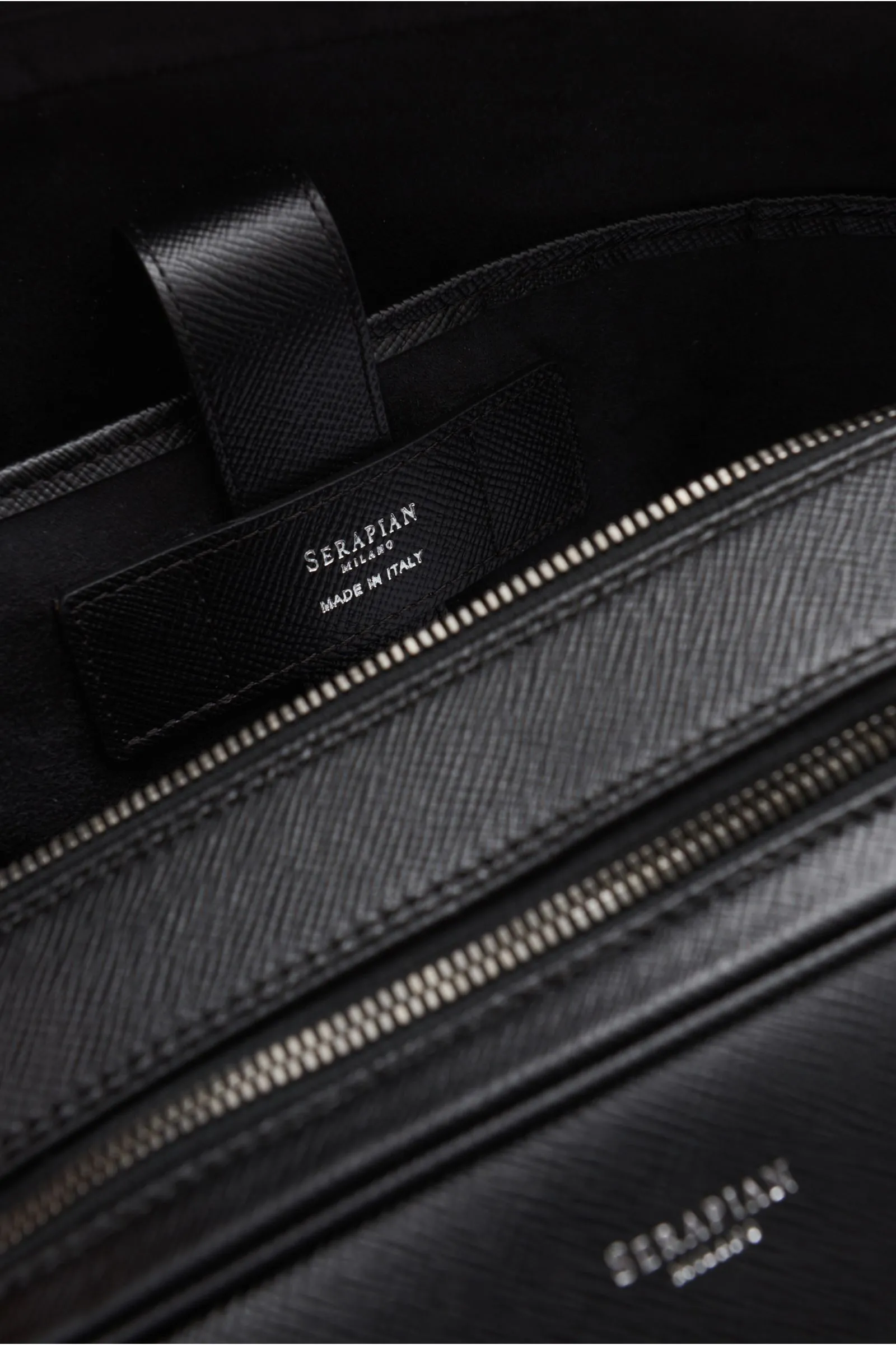 SERAPIAN briefcase black