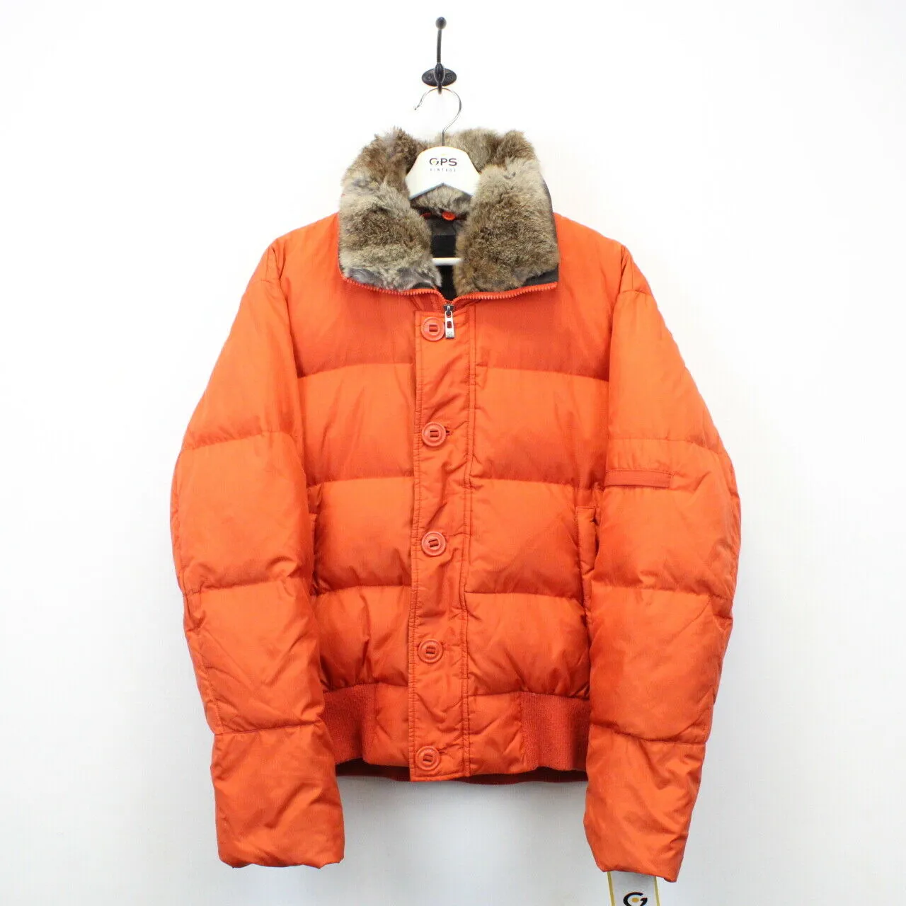 SERGIO TACCHINI Puffer Down Jacket Orange | Medium