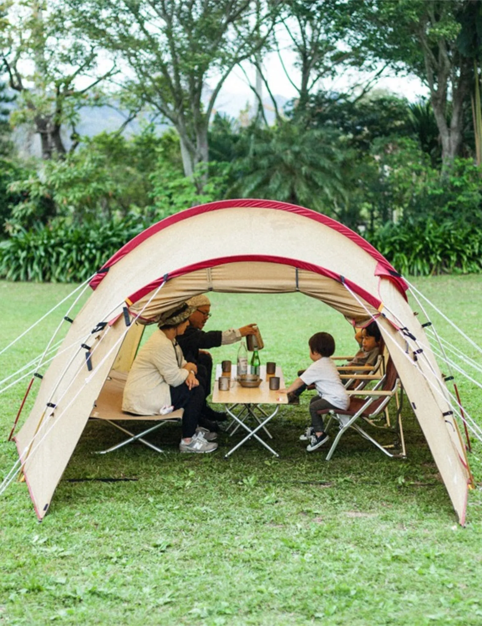 Snow Peak Vault Canopy Tent - Brown