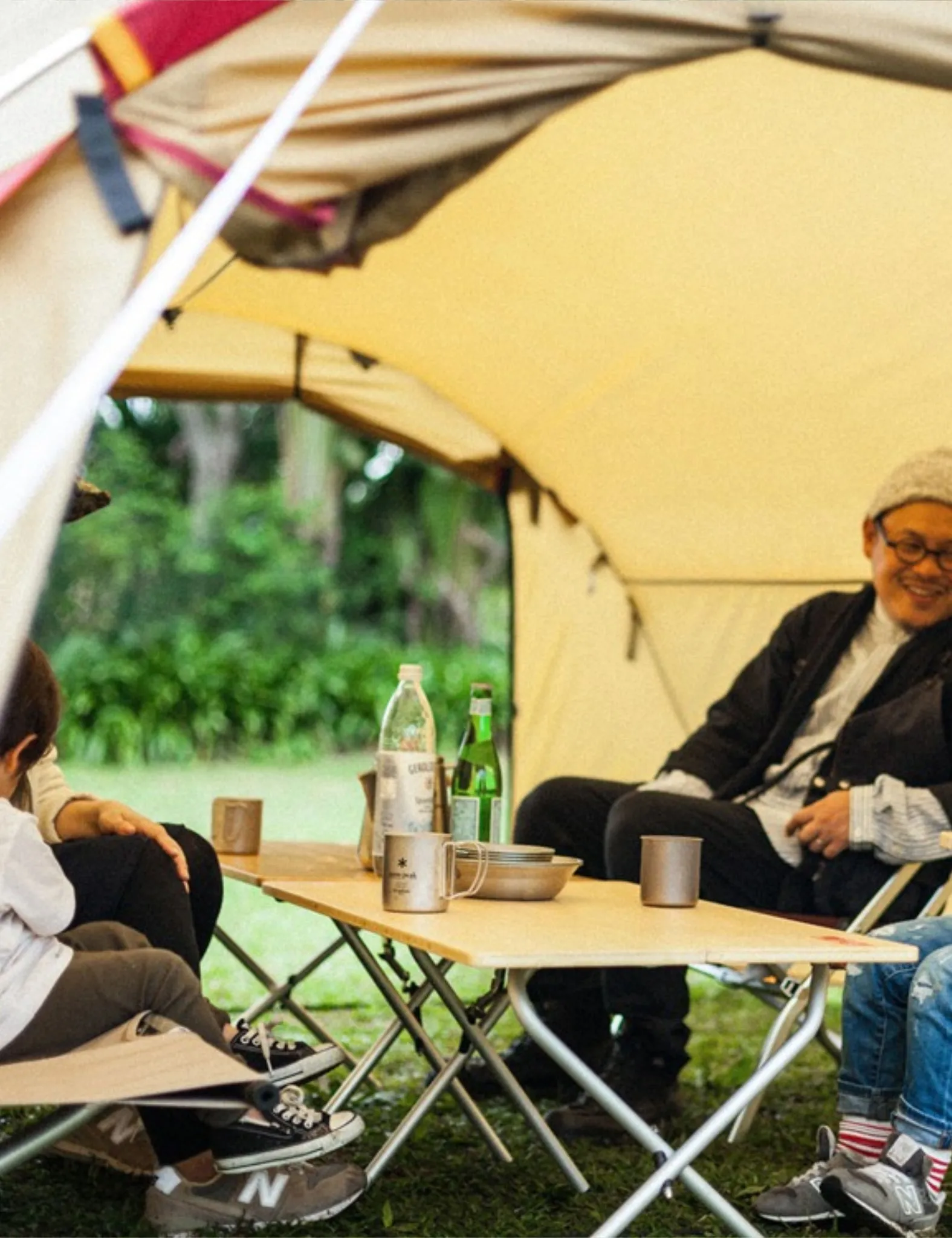 Snow Peak Vault Canopy Tent - Brown