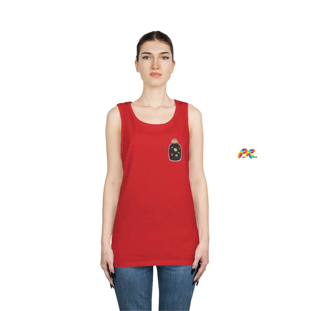 Solar System In A Jar Unisex Heavy Cotton Tank Top