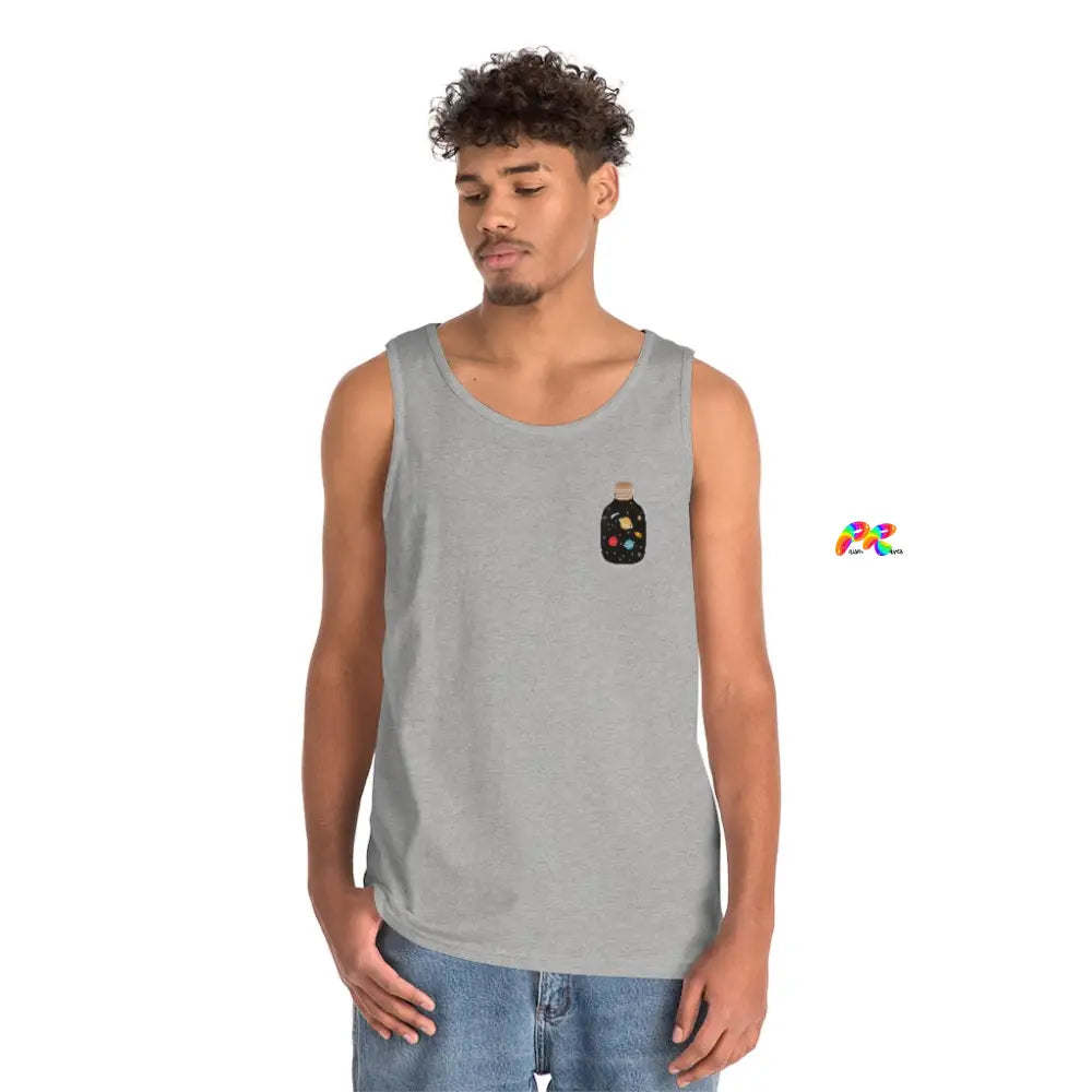 Solar System In A Jar Unisex Heavy Cotton Tank Top