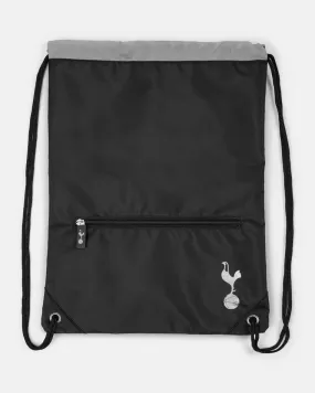 Spurs Recycled Fabric Black Gym Bag