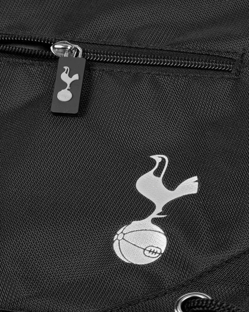 Spurs Recycled Fabric Black Gym Bag