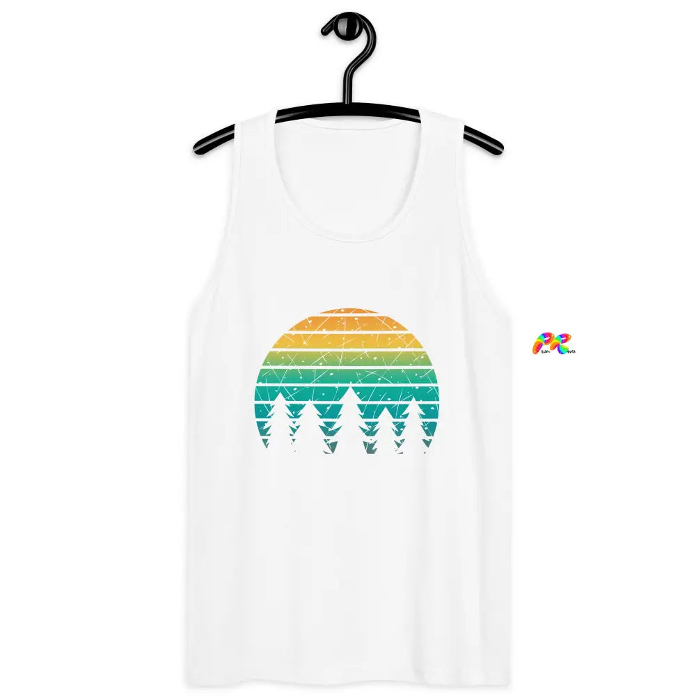 Sunset Pines Men’s premium Tank Top