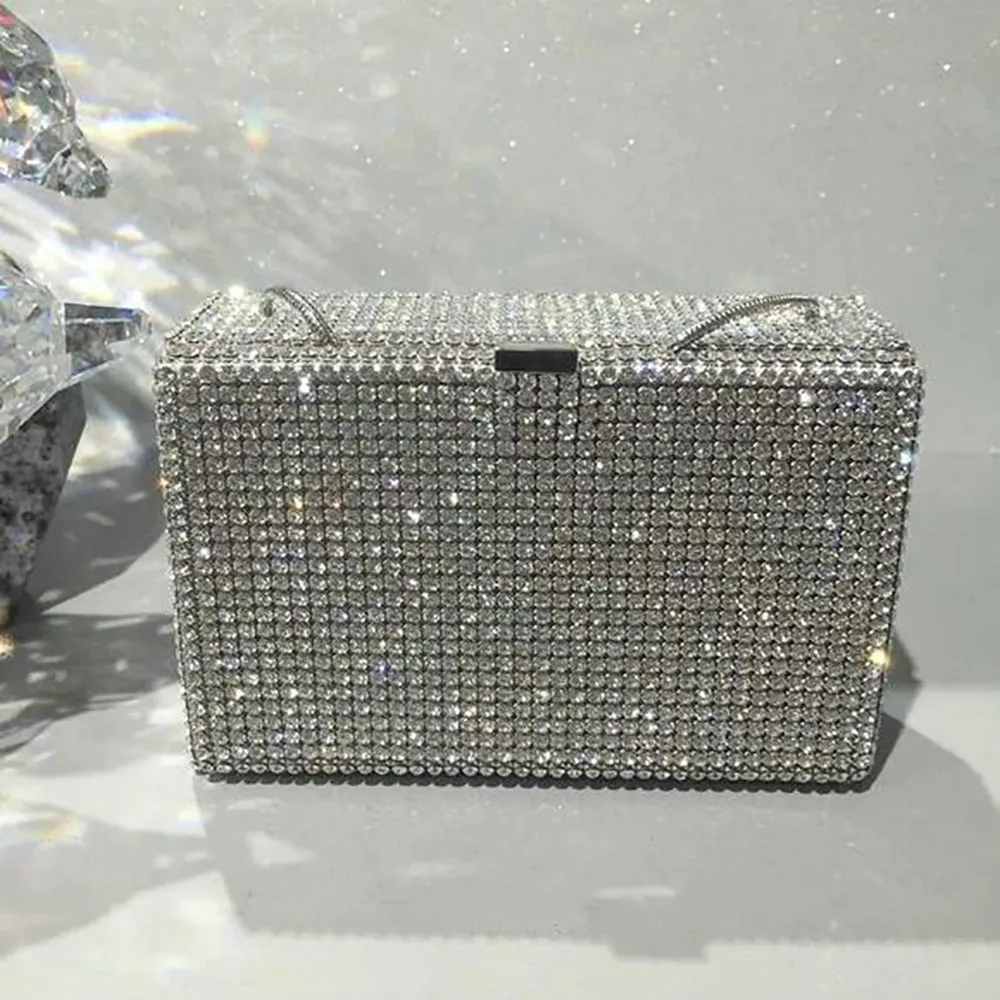 Swarovski Crystal Rhinestone Kiosque Evening Bag - 865282