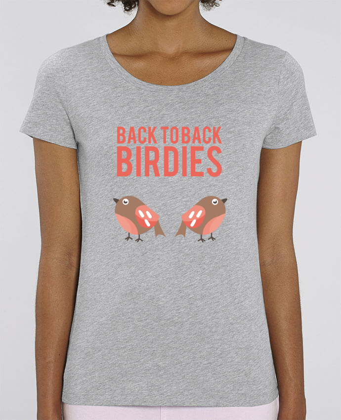 T-shirt en coton bio BACK TO BACK BIRDIES