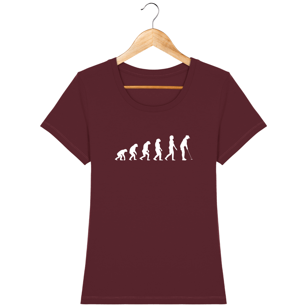 T-Shirt en coton bio Evolution femme