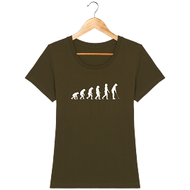 T-Shirt en coton bio Evolution femme