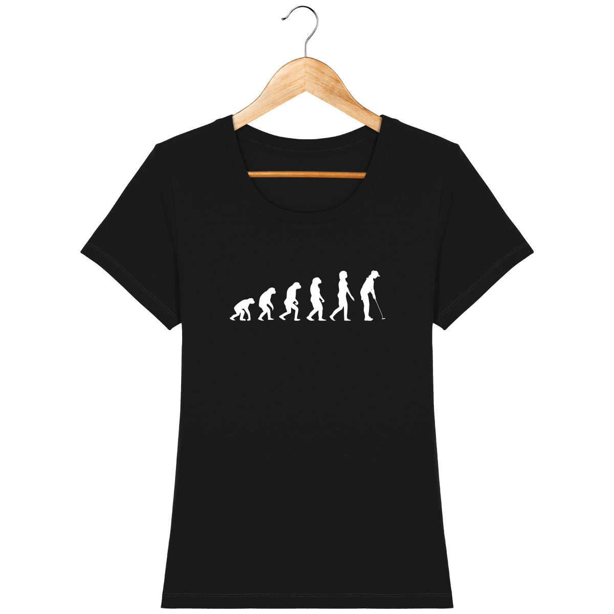 T-Shirt en coton bio Evolution femme