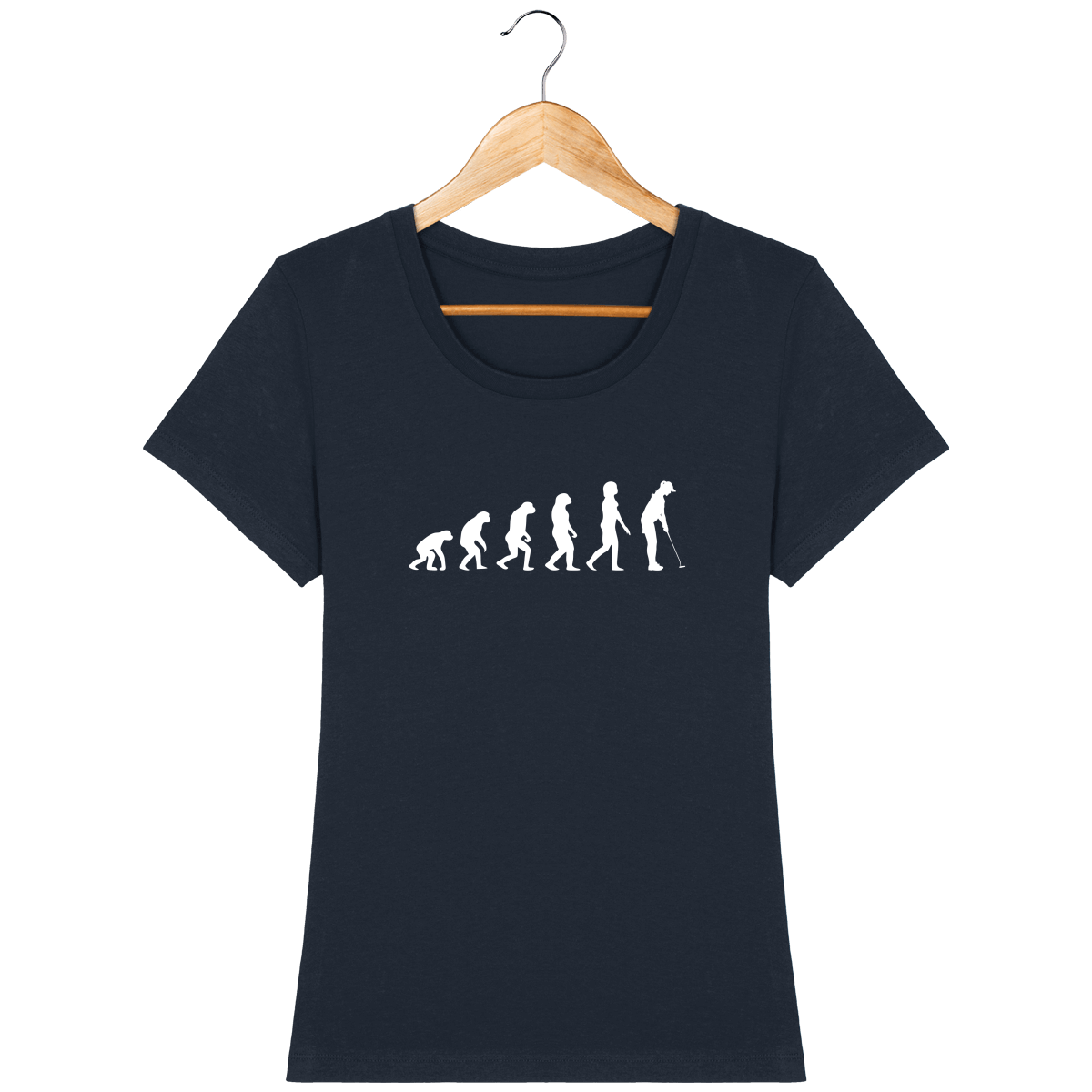 T-Shirt en coton bio Evolution femme