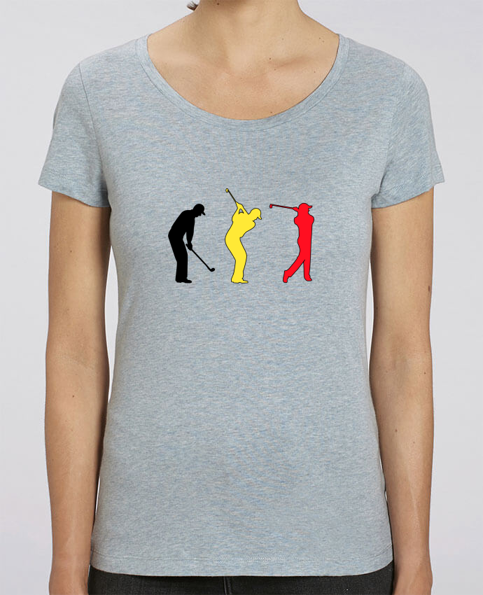 T-Shirt en coton bio NOIR JAUNE ROUGE Belgique