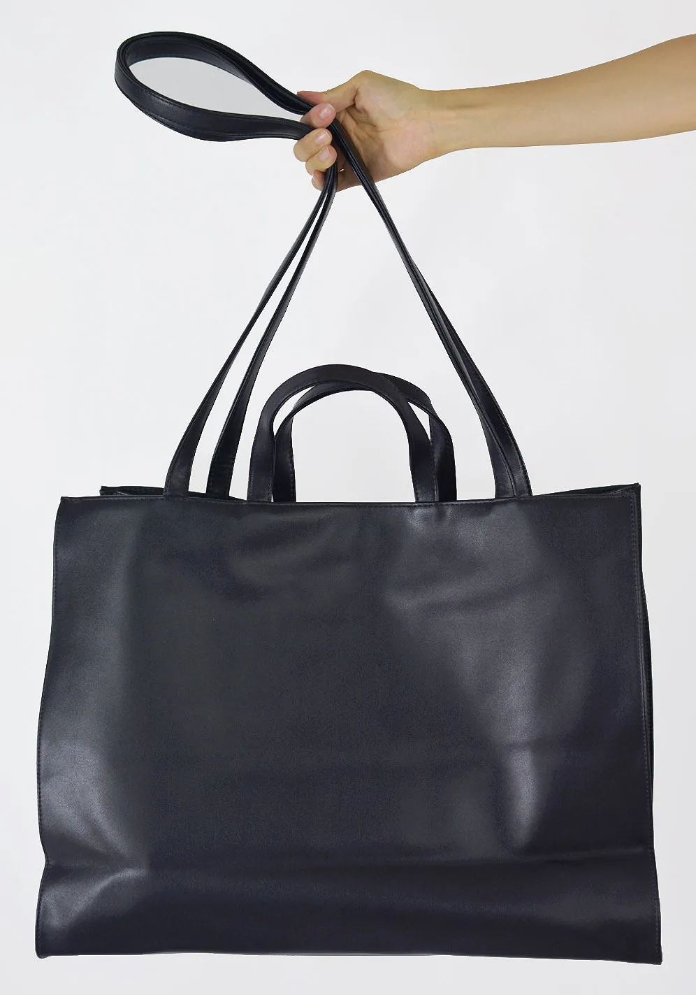 TELFAR TF-01-L SHOPPING BAG LARGE BLACK