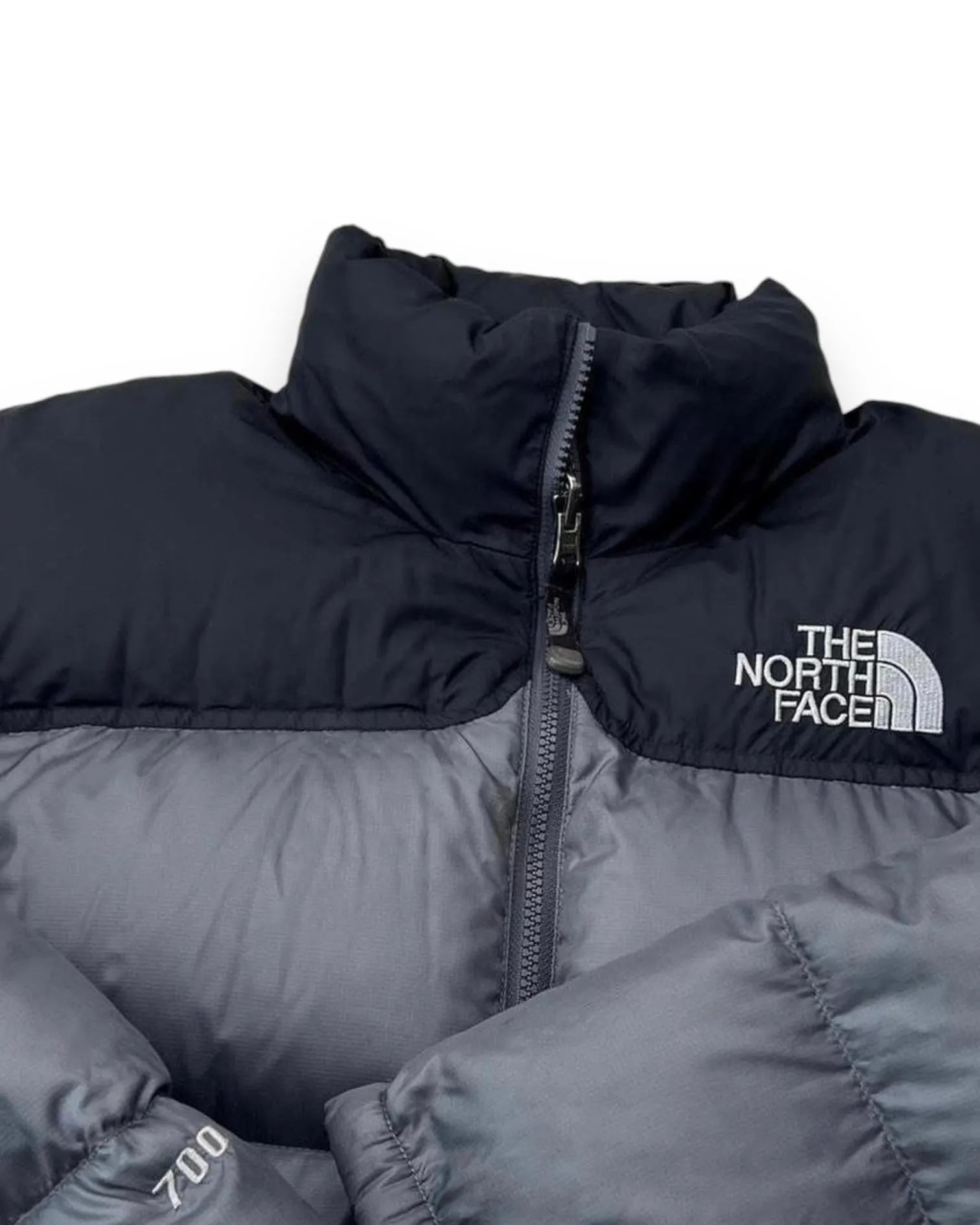 The North Face Nuptse Puffer Jacket Grey Men’s XS