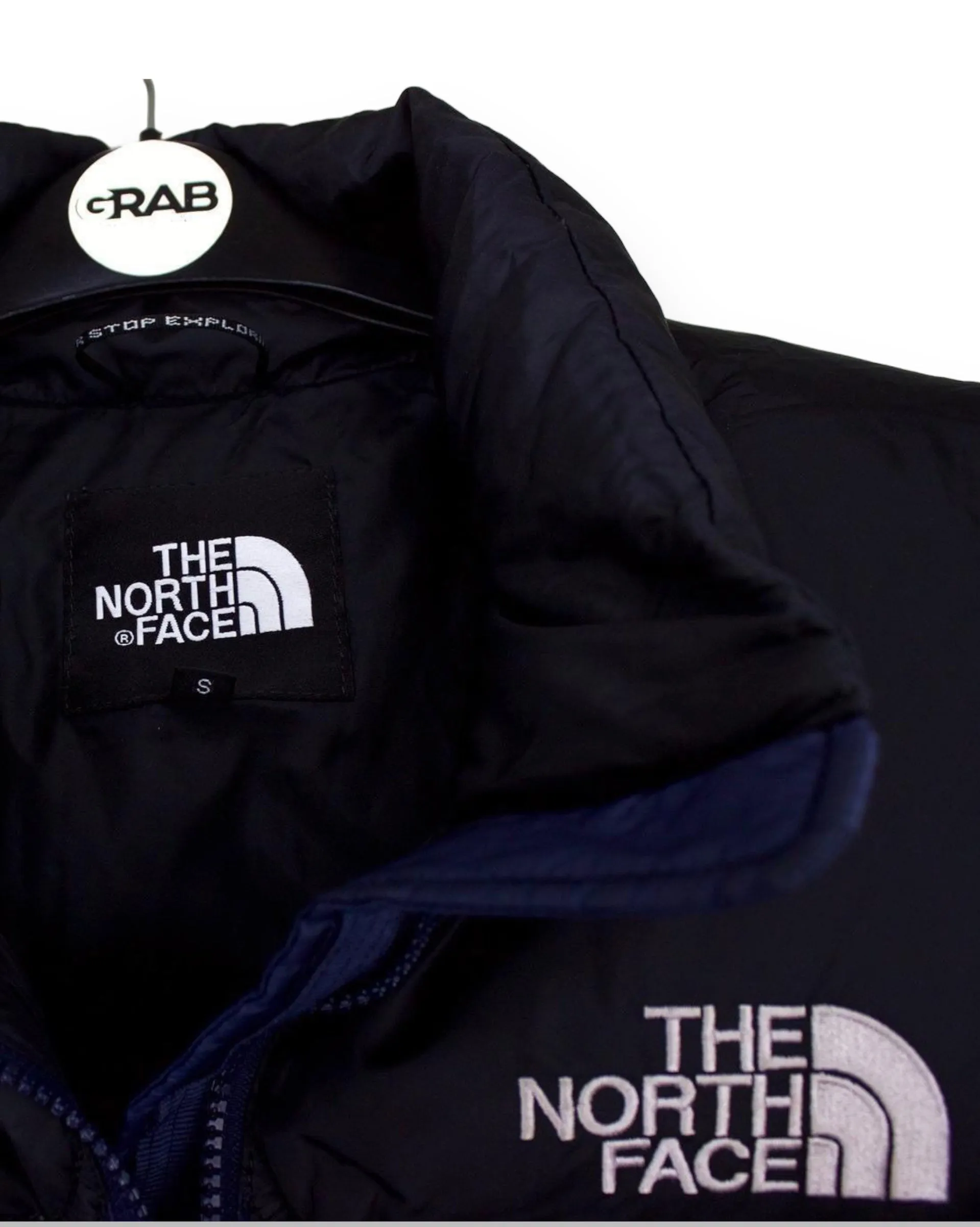 The North Face Nuptse Puffer Jacket Navy Men’s S