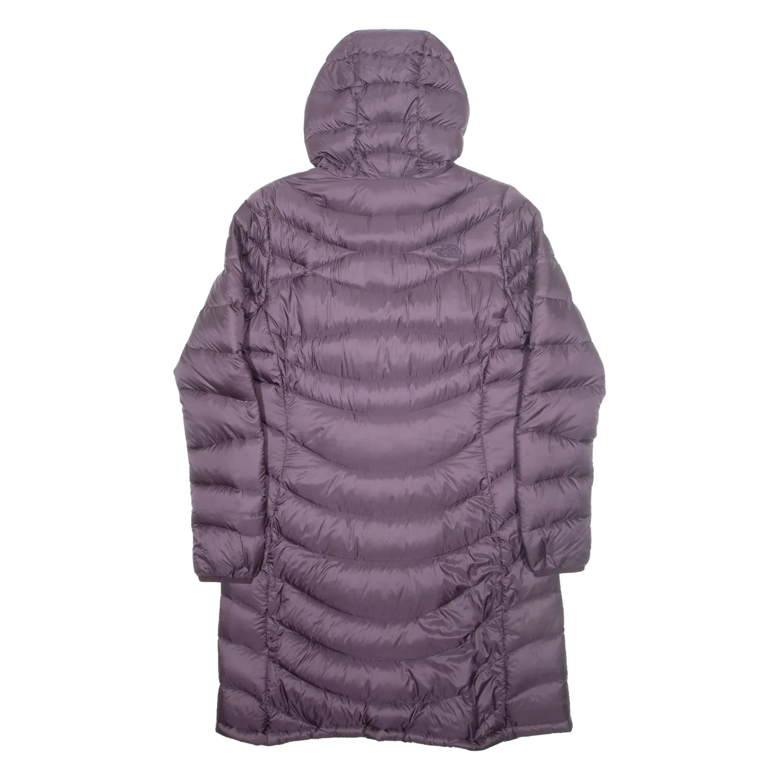 THE NORTH FACE Womens Puffer Coat Purple Nylon Hooded M