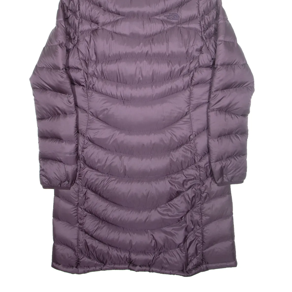 THE NORTH FACE Womens Puffer Coat Purple Nylon Hooded M