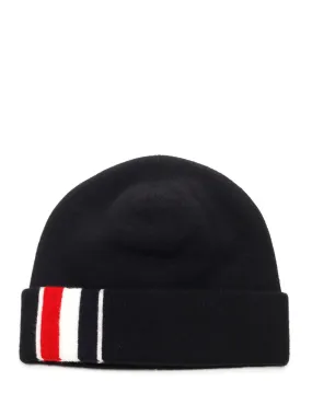 Thom Browne Stripe Detailed Knitted Beanie