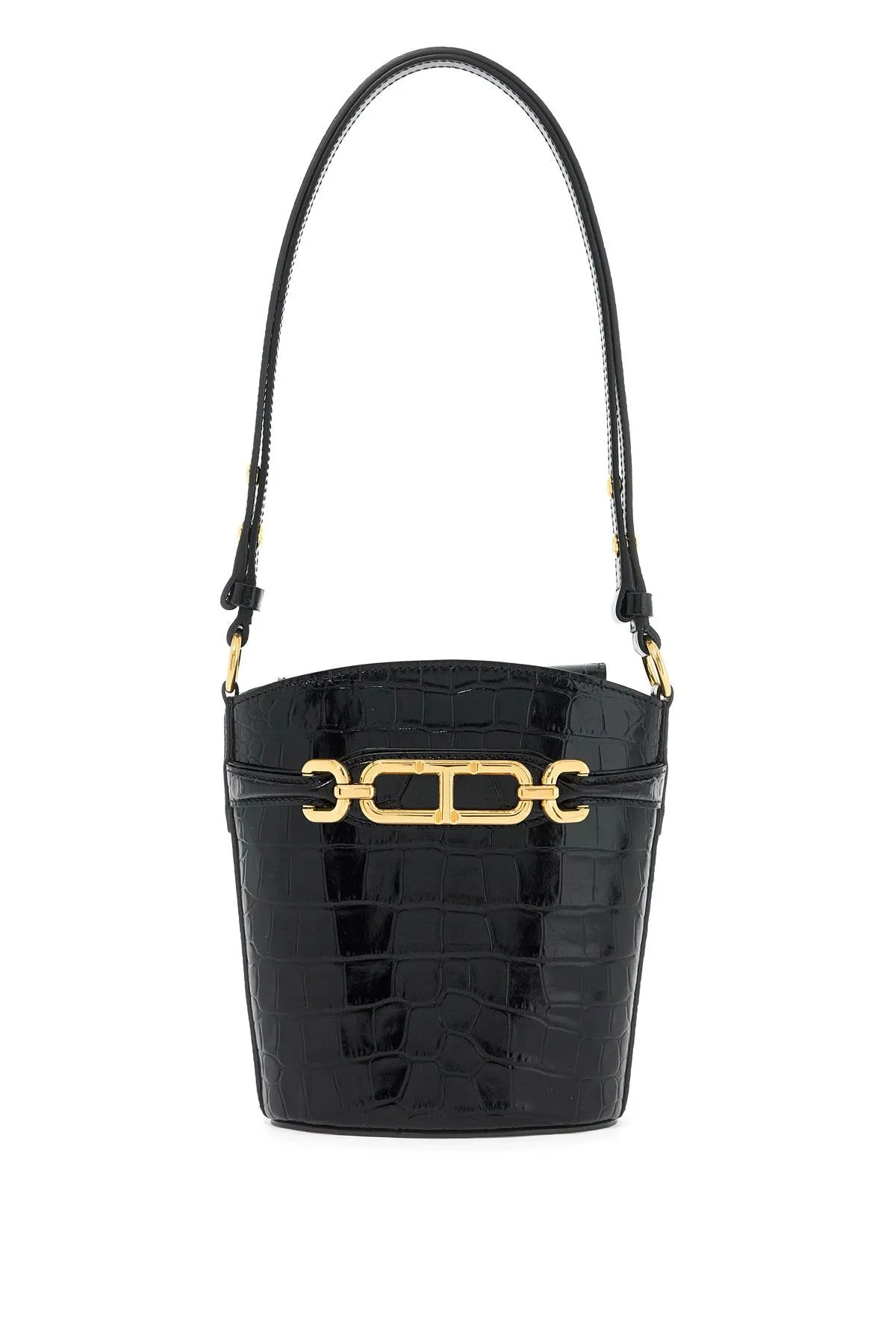 Tom Ford Whitney Mini Bucket Bag In   Black