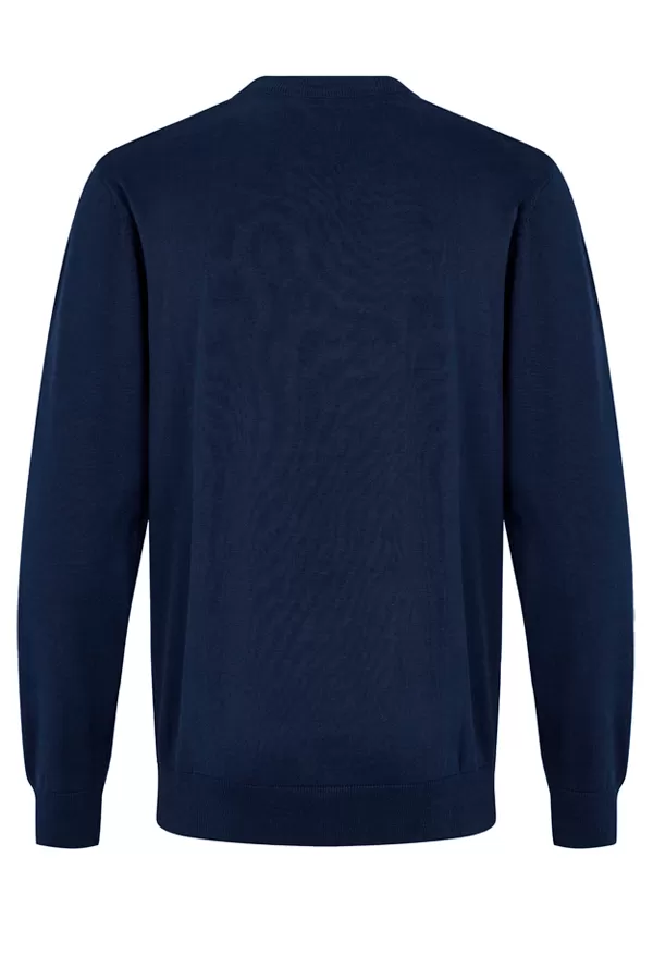 U.S. POLO ASSN. V-Neck Knit Sweater Cosmo Navy