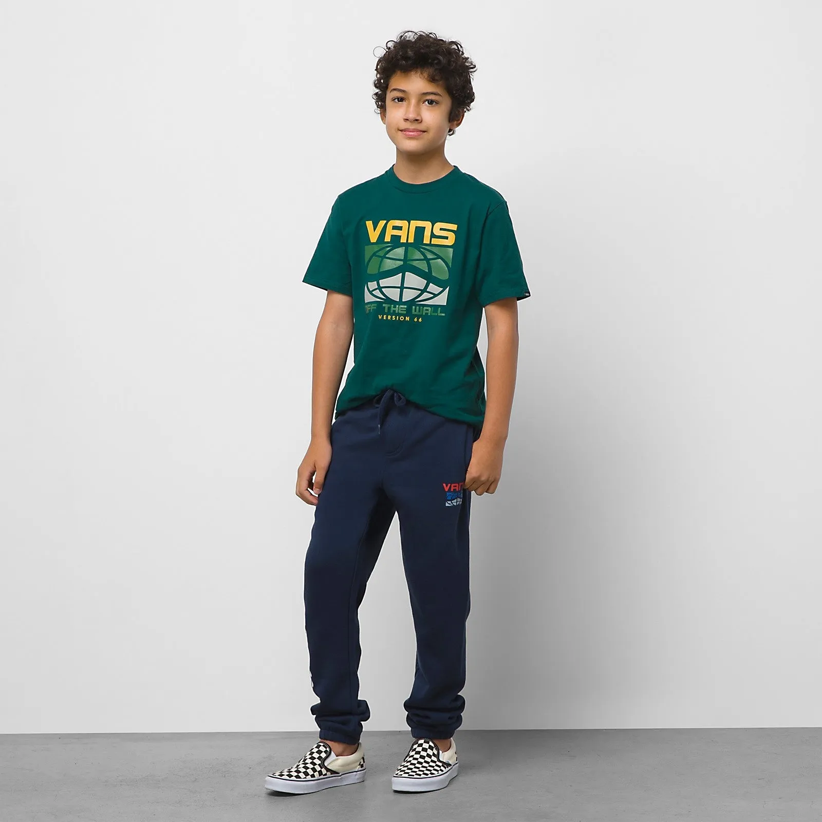 Vans Kids Worldwide Fleece Pants - Dress Blue