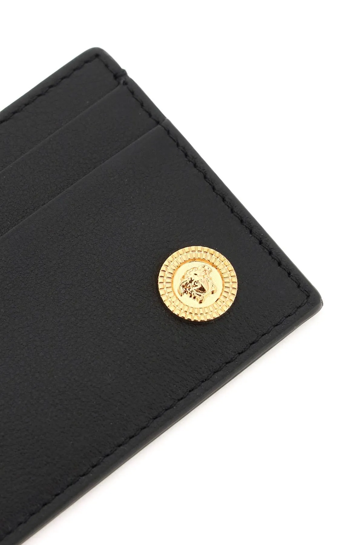 Versace medusa biggie cardholder DPN2467 1A03190 BLACK VERSACE GOLD